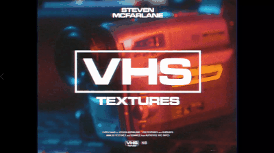 130个真实复古怀旧氛围磁带VHS颗粒纹理视频素材+标题+音效效果包 Steven Mcfarlane - VHS TEXTURE（8757）