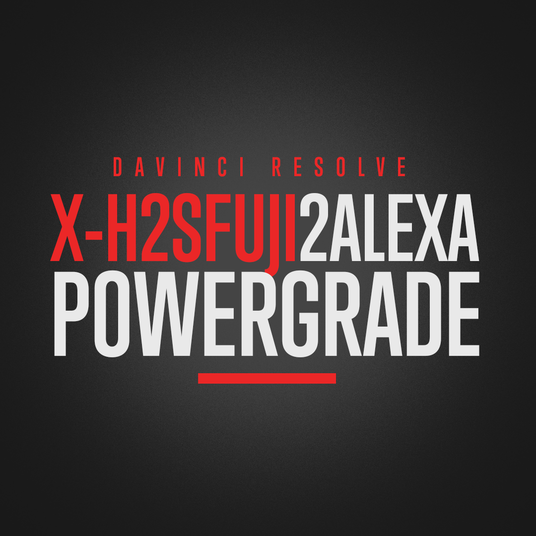 Juan Melara – Fujifilm X-H2S to Alexa PowerGrade and LUTs 富士X-H2S仿阿莱色彩调色节点+LUT（8792）图层云