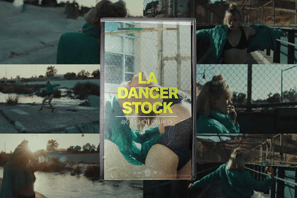 Tropic Colour 10款户外舞者剪辑片段LOG模式灰片调色5K视频素材 LA DANCER STOCK（8843）