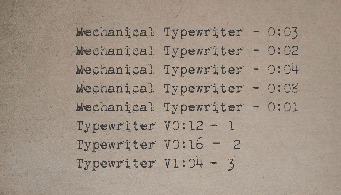 英文字体：做旧磨损铅字印刷字体机打印刷英文字体包（8889）图层云