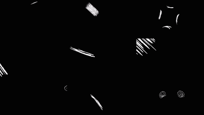CinePacks – Scribble FX 300多个多彩手绘涂鸦粗糙垃圾美学字母标记线条包装形状框架视频素材（8972）图层云