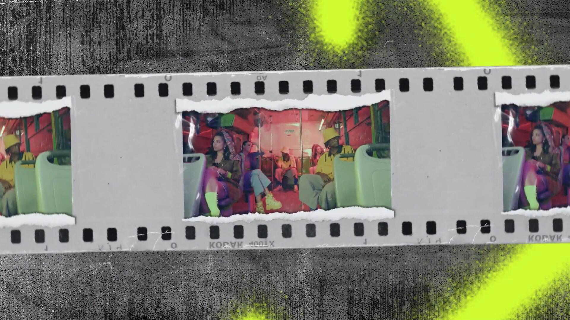 AE模板：37种嘻哈音乐视频电影帧剪切失真毛刺撕纸转场过渡包（9024）图层云