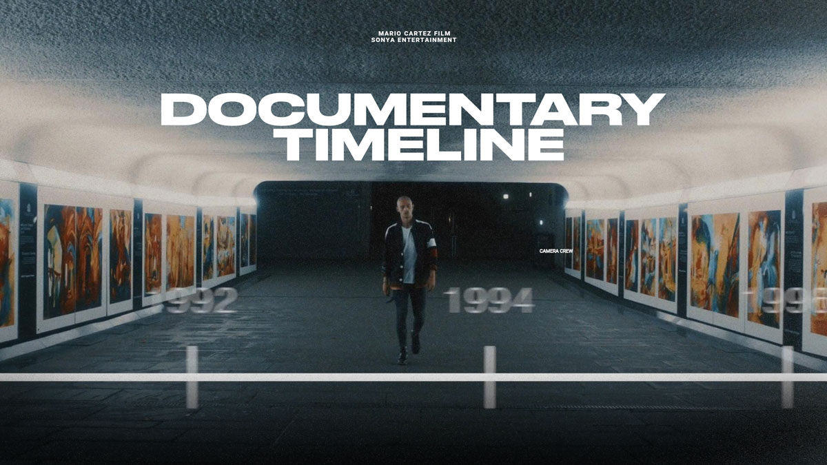 FCPX插件：真实电影纪录片短片Vlog时间轴时间线视觉效果插件 Documentary Timeline（9055）图层云