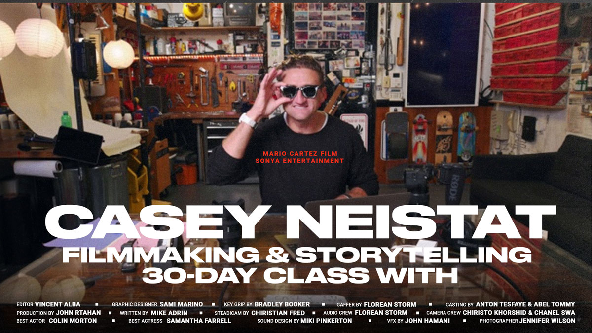大师课程：Casey Neistat 30天电影制作人视频教学大师班 Filmmaking & Storytelling 30-Day Class with Casey Neistat（9099）图层云