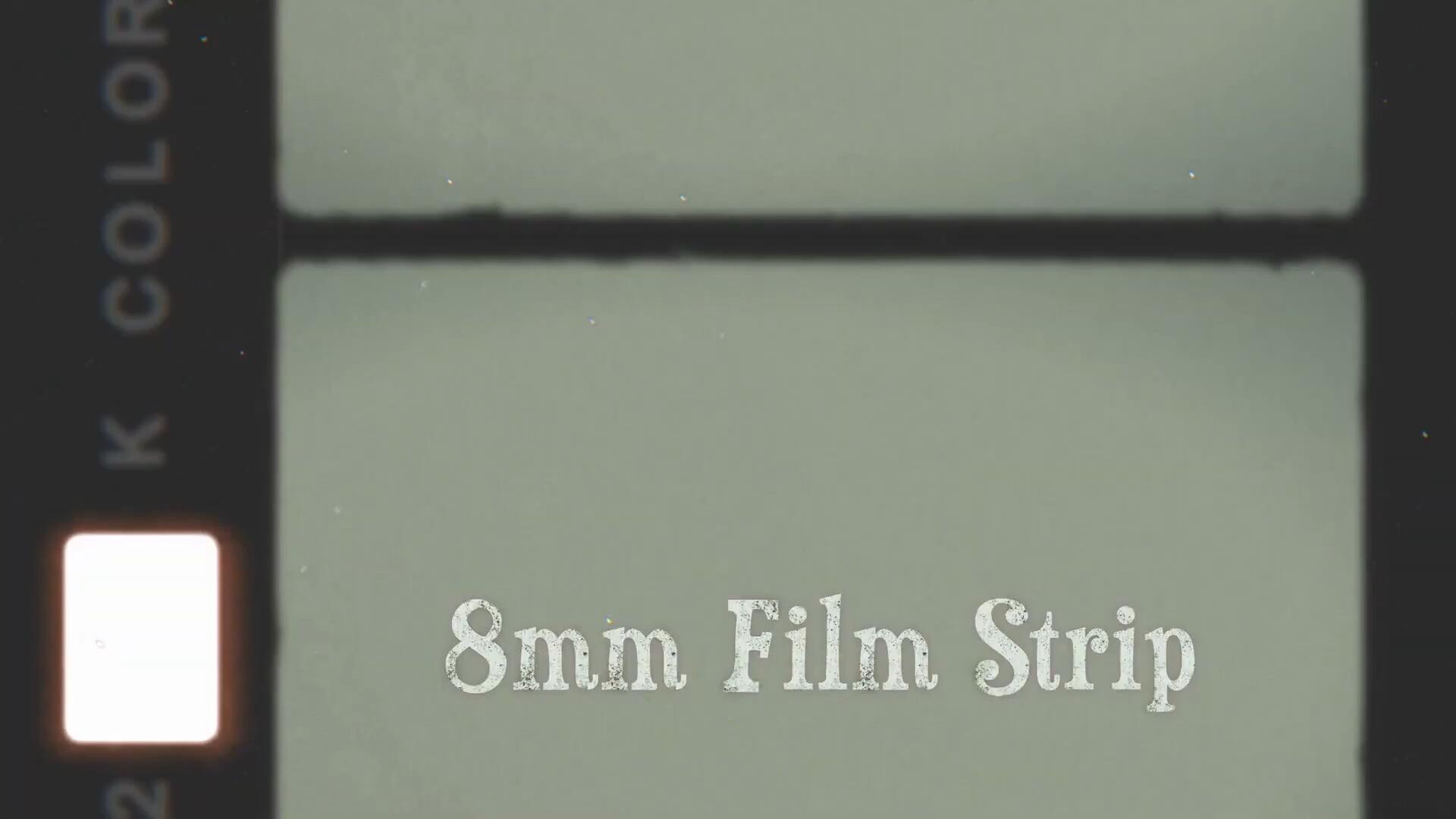 FCPX插件：11种复古super 8mm电影胶片打孔边框损坏条带效果预设（9216）图层云
