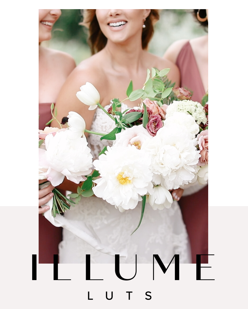 清新风格人像婚礼摄影胶卷颜色模拟分级LUT调色预设 Illume LUTs（9237）