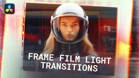 AE/PR/达芬奇模板：复古16/35mm胶片帧损坏毛刺漏光打孔转场过渡包 Frame Film Light Transitions（9256）