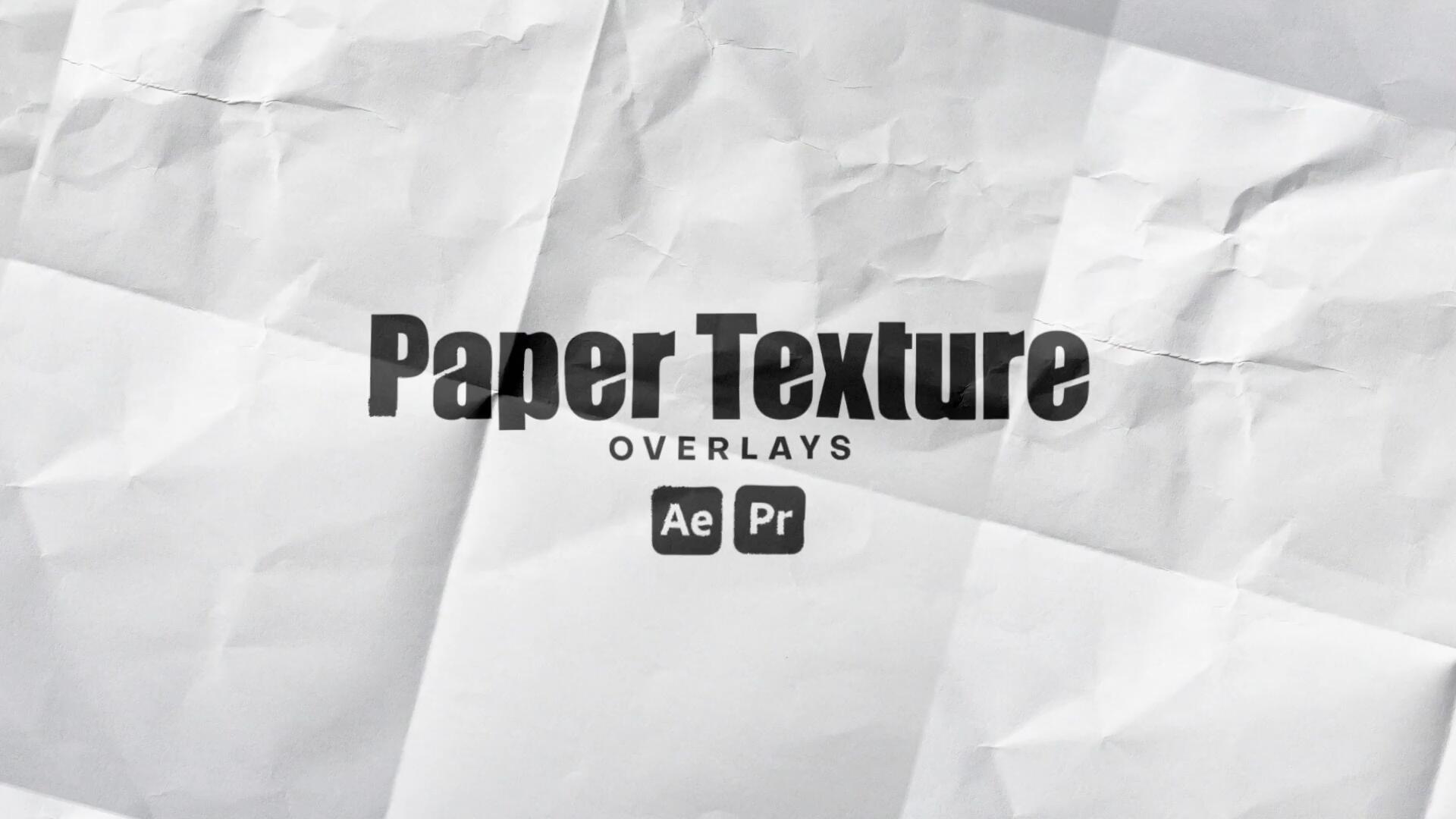 AE/PR模板：16个逼真粗糙褶皱磨损折痕纸张纹理背景视频设计素材（9271）图层云