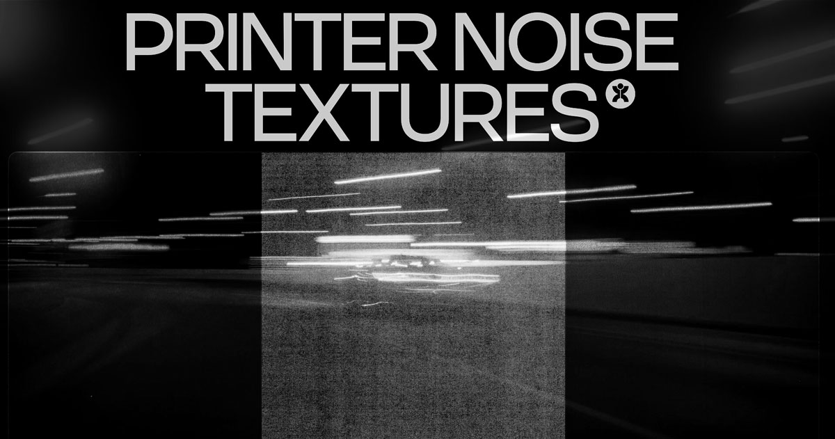 100款复古做旧损坏打印噪点扫描影印纸张纹理底纹背景设计包 Printer Noise Textures for DORON SUPPLY（9558）