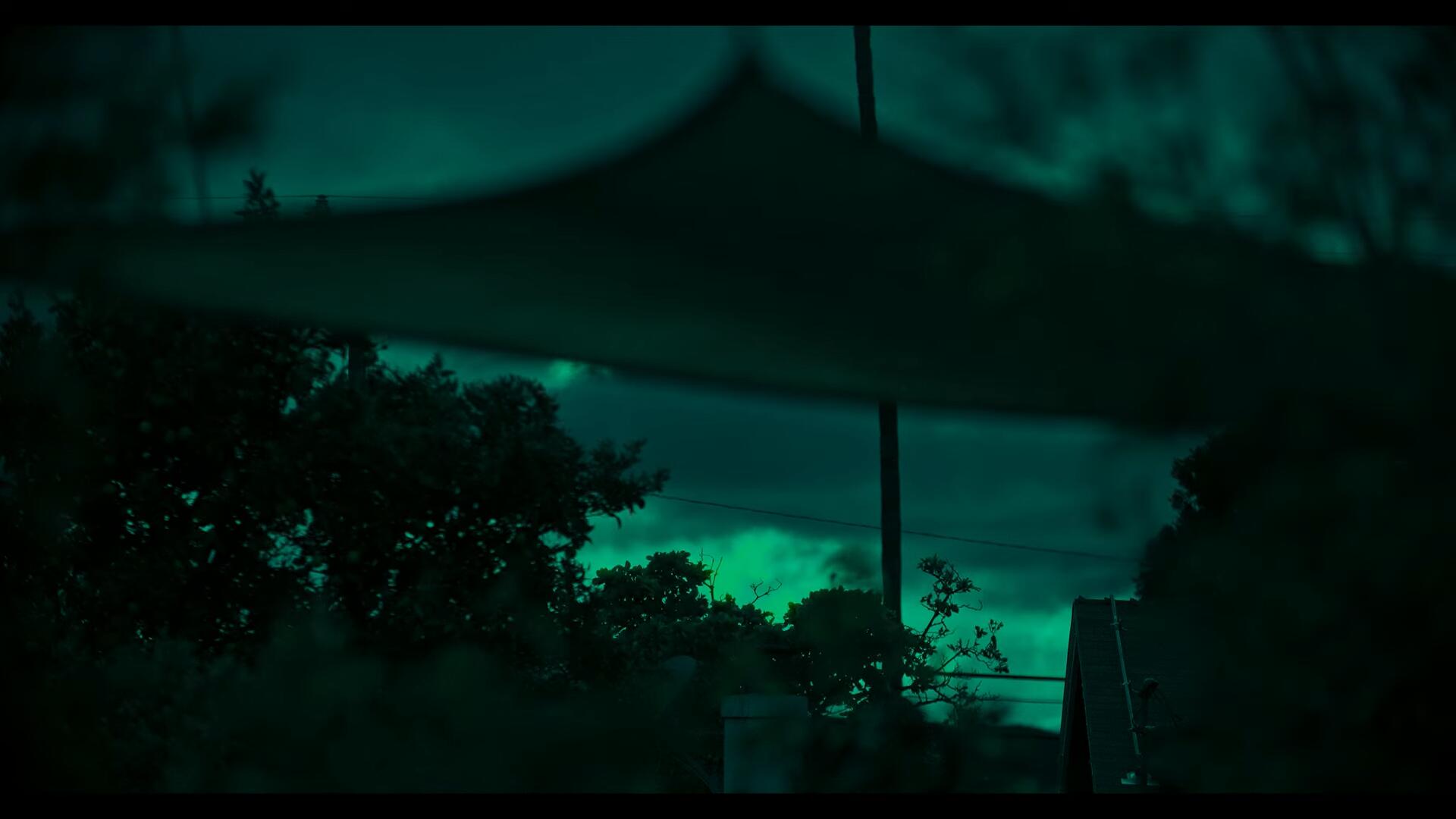 美版《午夜凶铃》恐怖电影风格浓郁墨绿色调达芬奇调色节点（9755）图层云