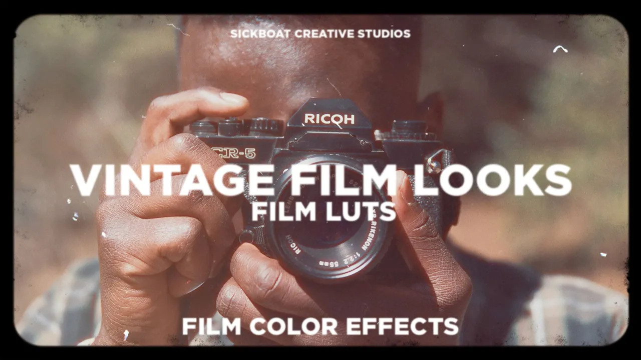 Sickboat 老式胶片色彩模拟电影镜头滤镜颗粒红色光晕LUTS调色预设 Vintage Film Looks | Film LUTS | Film Color Effects | Sickboat（9789）图层云