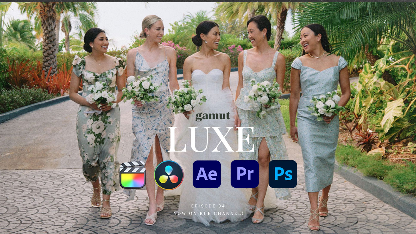 Gamut – Luxe 清新优雅轻奢婚礼旅拍人像摄影色彩分级LUTS调色预设（9805）