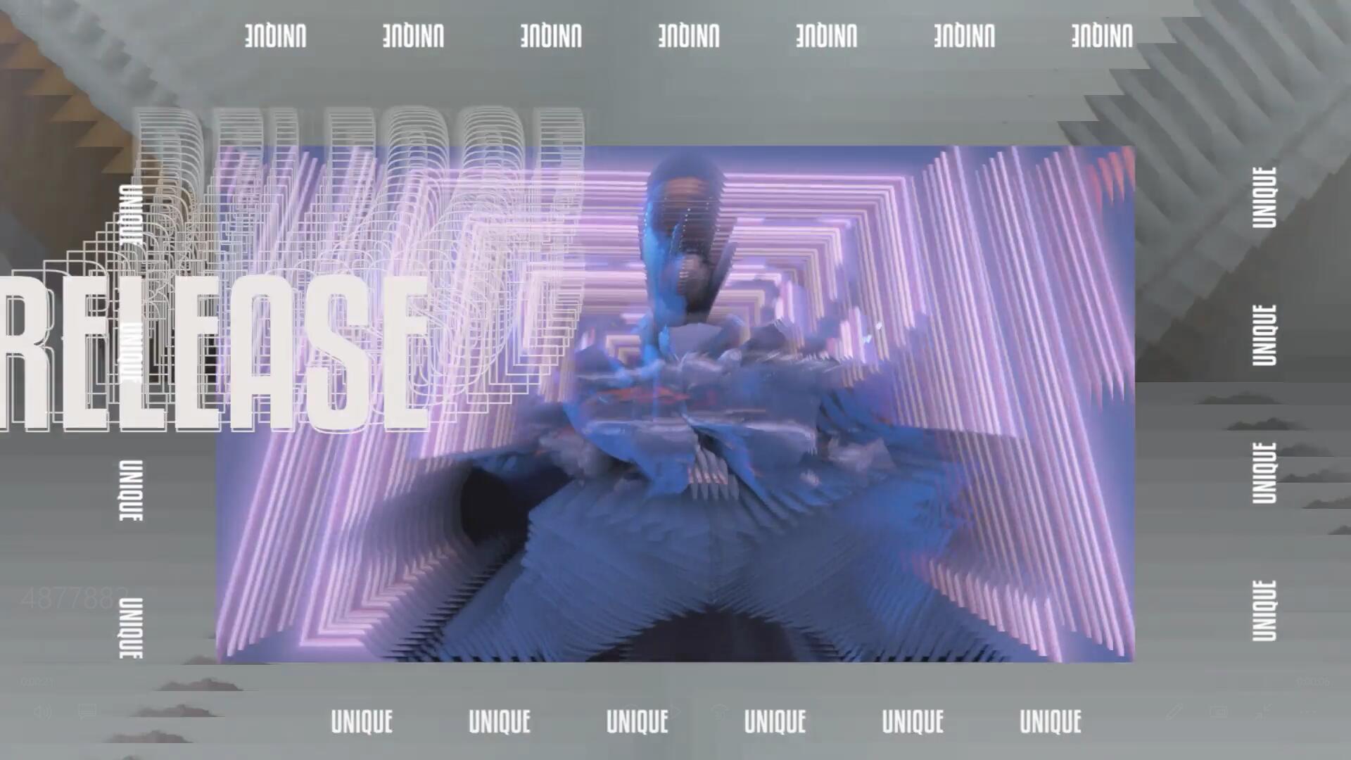 FCPX插件：90年代抽象失真动态时尚垃圾摇滚音乐视频街头排版效果包（9806）图层云