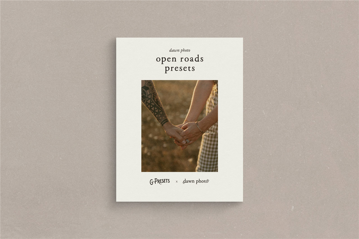G-Presets 经典怀旧复古色调颗粒氛围落日低光LR调色预设包 G-Presets Open Roads Presets（9817）