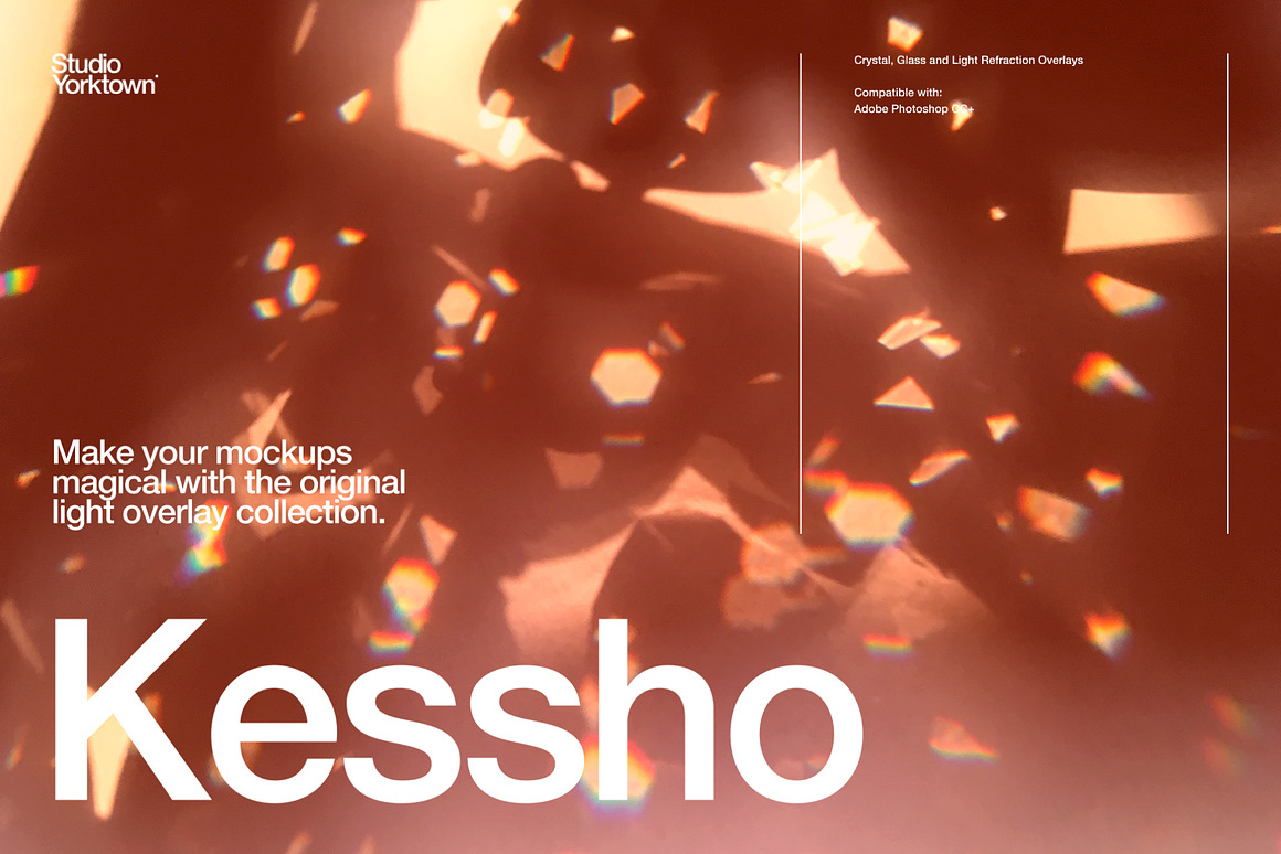10款水晶光斑光折射叠加效果背景纹理素材 Kessho – Crystal Light Overlays（9832）