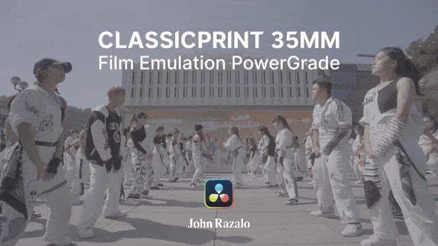 港风美学经典35mm胶片模拟电影视觉效果色彩分级达芬奇调色节点 ClassicPrint 35mm Film Emulation PowerGrade（9912）