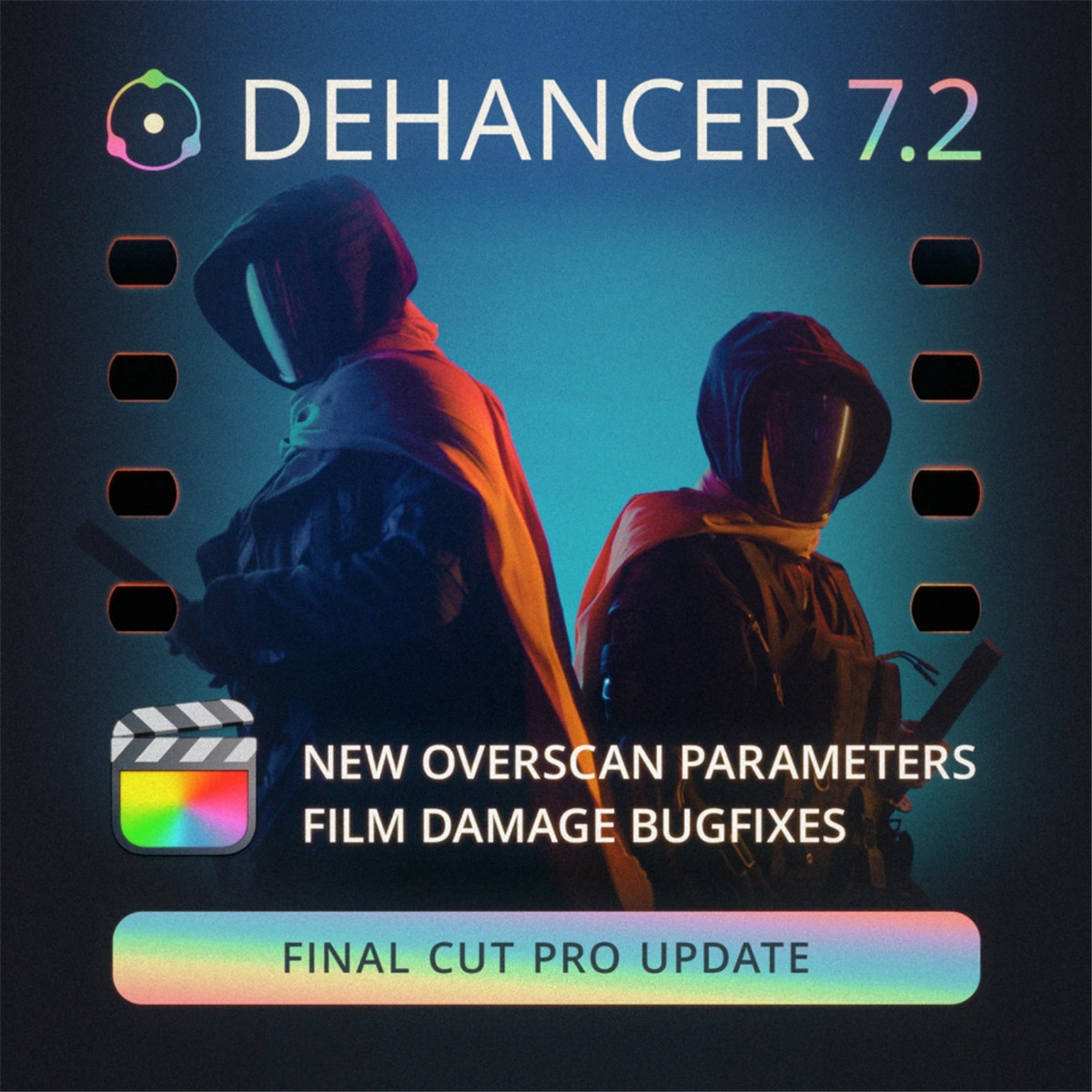 FCPX插件：复古电影胶片色彩分级颗粒光晕模拟工具 Dehancer Pro for Fcpx V7.2.1 破解版（8507）图层云