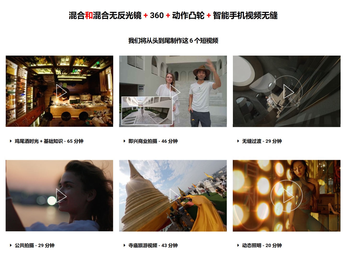 大师课程：油管大神Brandon Li 商业摄影旅拍照明视频课程 Brandon Li - Fusion Filmmaking Online Course（9934）图层云