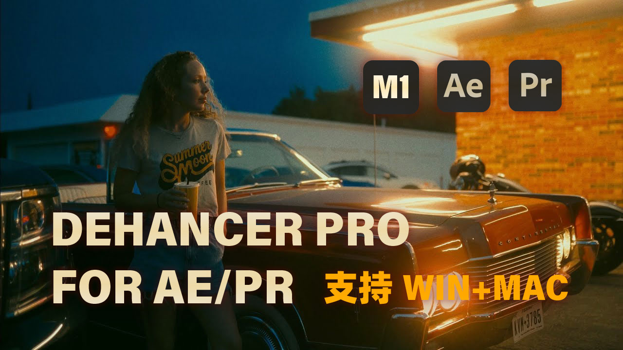 复古电影胶片色彩分级颗粒光晕模拟工具 Dehancer Pro OFX for AE/PR V7.1.1 Win/Mac破解版（9943）