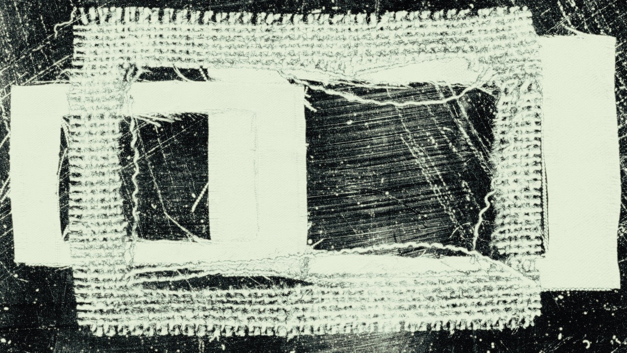 FCPX插件：8个复古美感布料纺织品纹理磨损做旧划痕纸张边框视频转场+音效素材包（10007）图层云