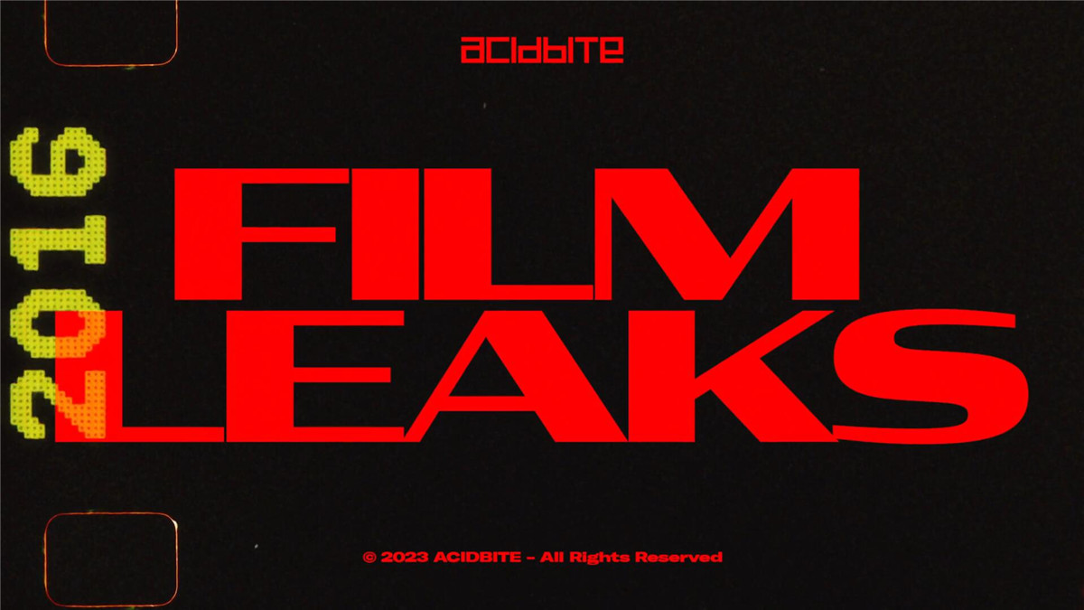 AcidBite - Film Leaks 34种复古16mm彩色胶片泄露叠加纹理转场过渡MOV视频素材（10019）图层云