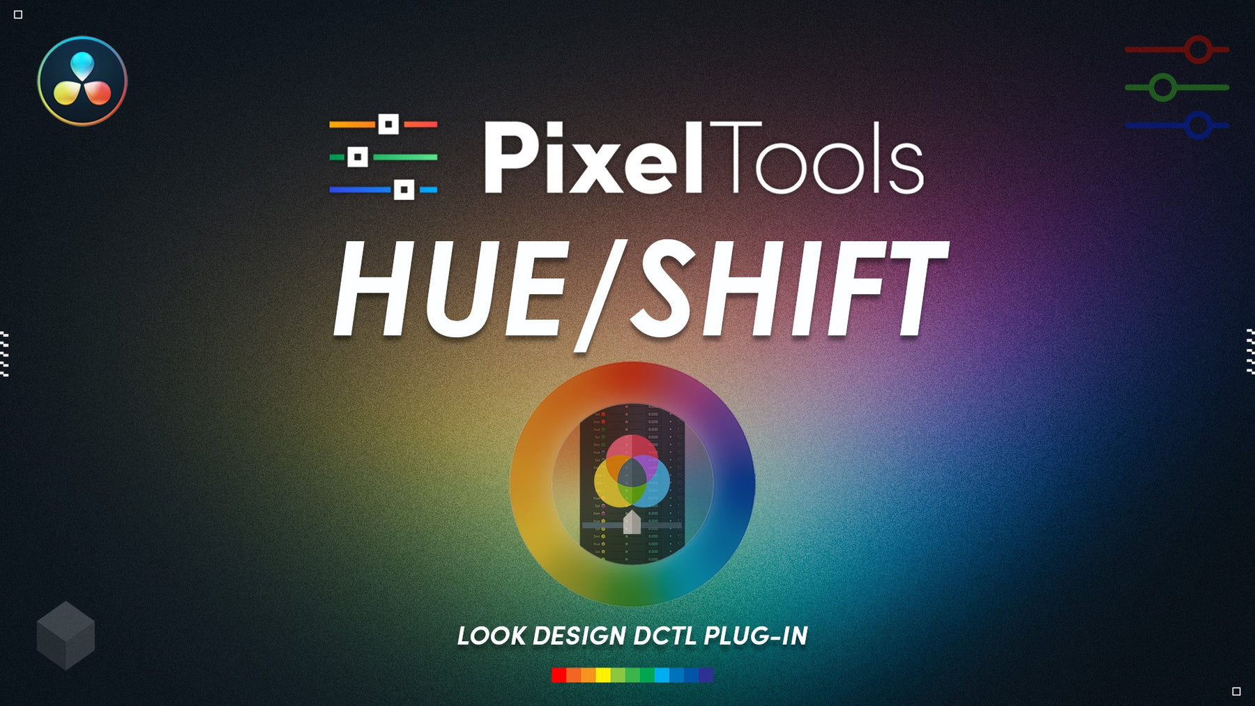 PixelTools - hueShift DCTL Plug-In 完美电影感胶片模拟减色饱和度色彩分级达芬奇DCTL调色插件（10060）图层云