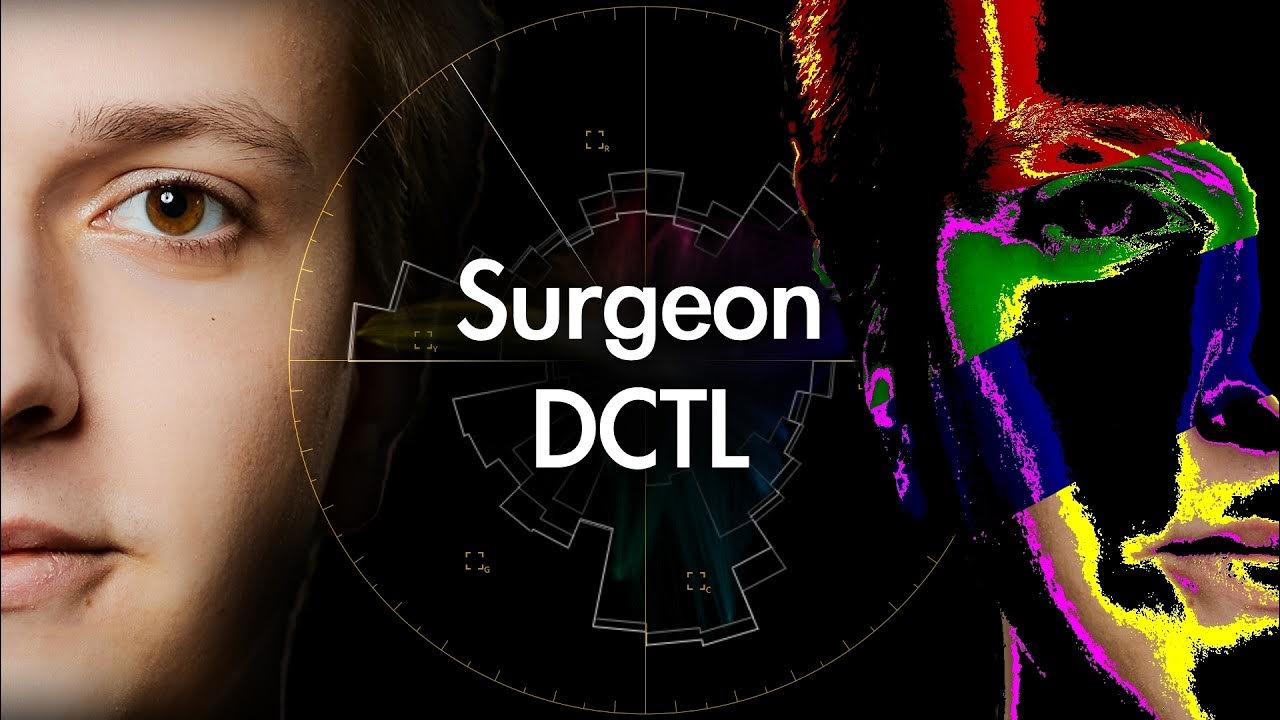 达芬奇调色插件：达芬奇饱和度范围亮度色彩分析示波器DCTL插件 Aescripts - Surgeon DCTL（10106）图层云