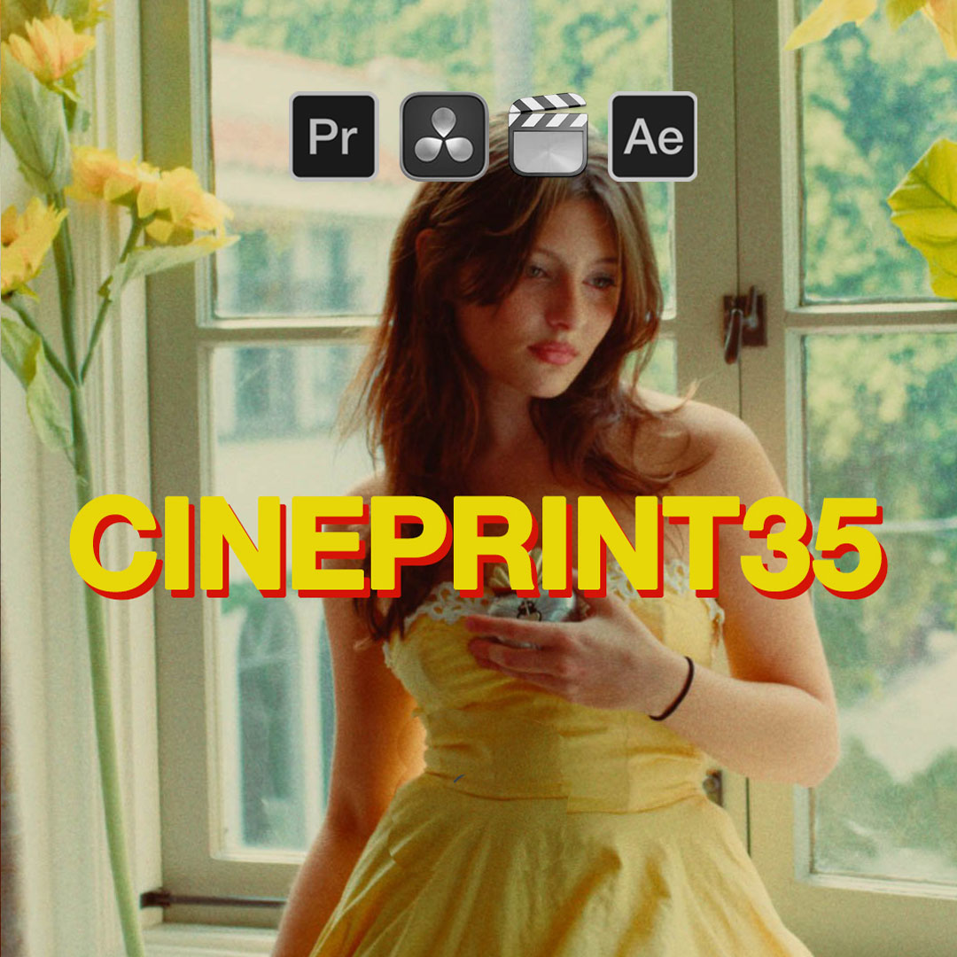 CINEPRINT35 复古美学柯达/富士16MM/35MM电影感胶片模拟色彩分级达芬奇节点+调色LUT预设 CINEPRINT35 PowerGrade+LUTs（10349）