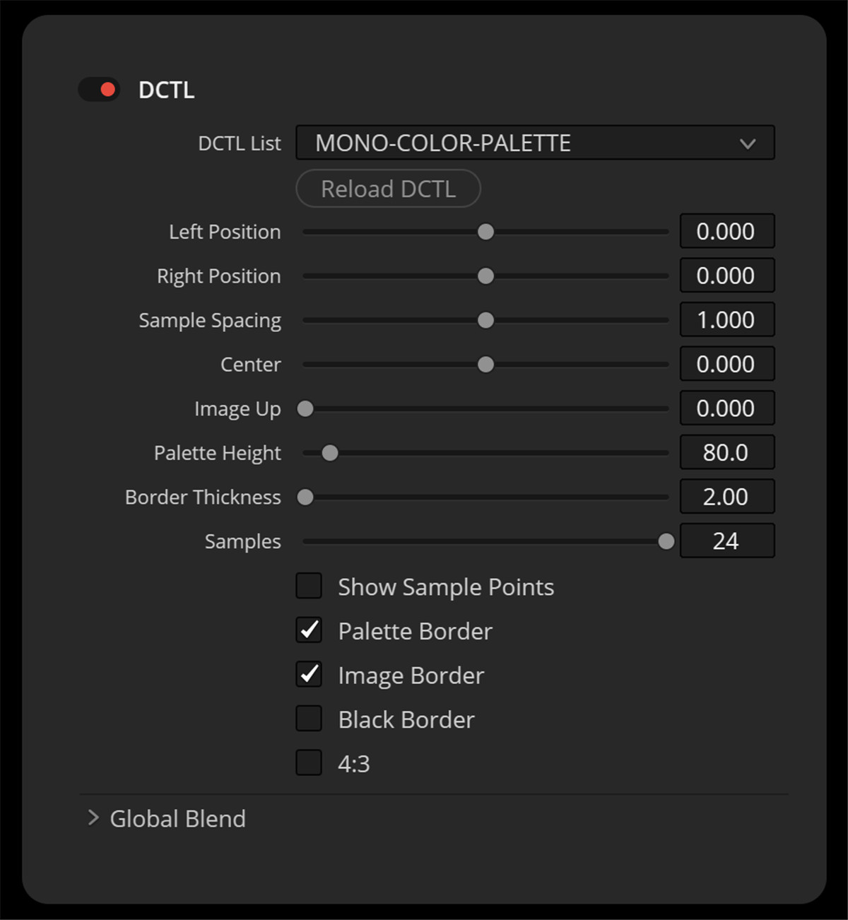 MONONODES – COLOR PALETTE DCTL 达芬奇电影剧照画面色彩提取调色板DCTL插件（10421）图层云