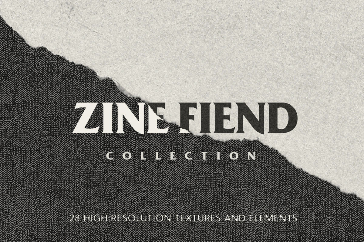 28款复古噪点故障失真线框纸纹理高清背景图片设计素材 Zine Fiend Texture Collection（10471）图层云