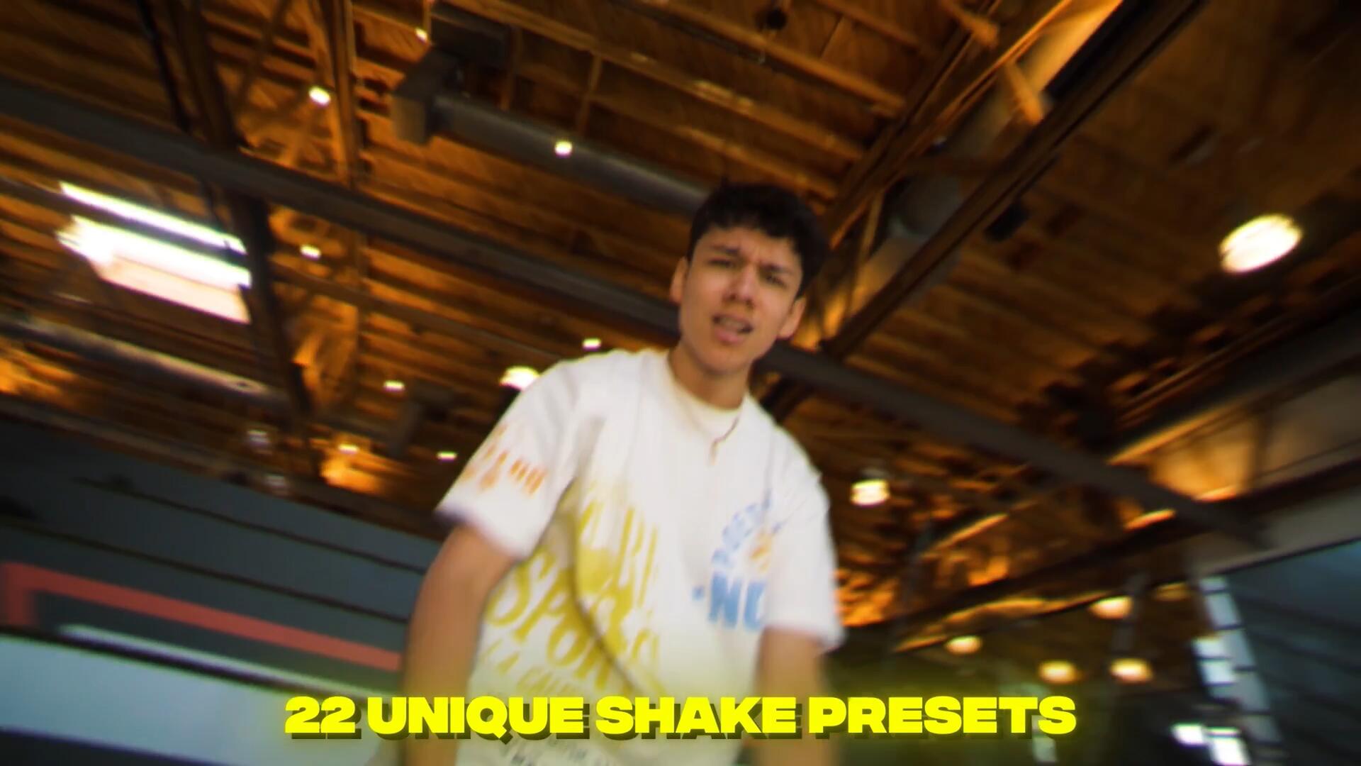 "ShakeyTime" Shake Presets Pack 22种嘻哈风格镜头相机摇晃螺旋变焦频闪转场过渡AE预设（10472）图层云