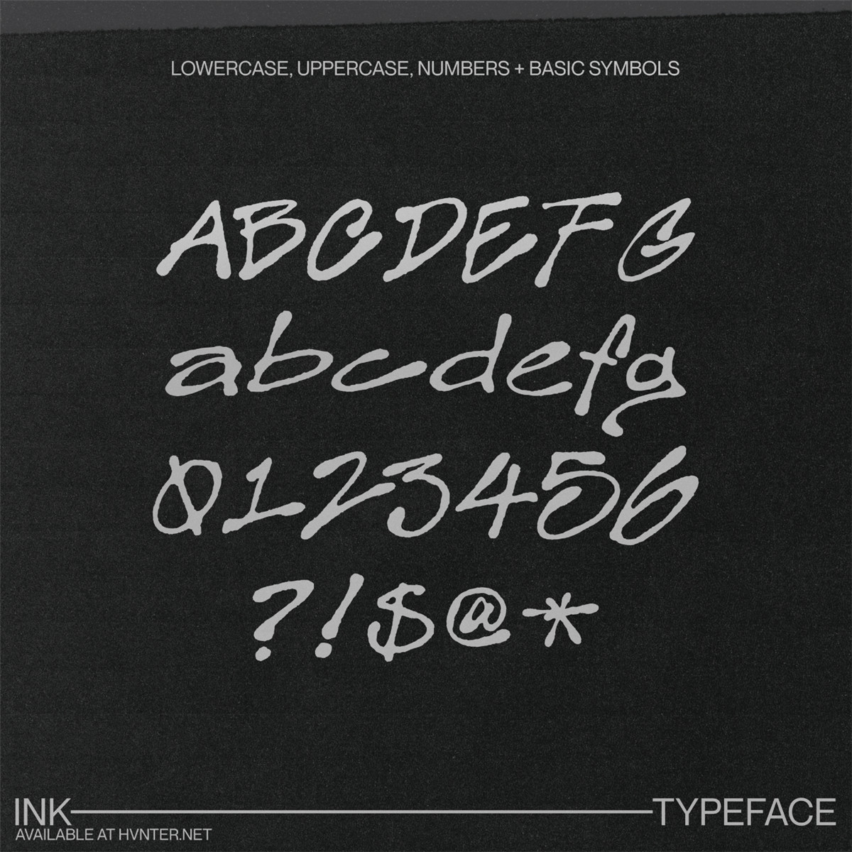 英文字体：复古Y2K抽象手绘涂鸦手写海报标题排版logo艺术字体 BADGER Typeface（10571）图层云