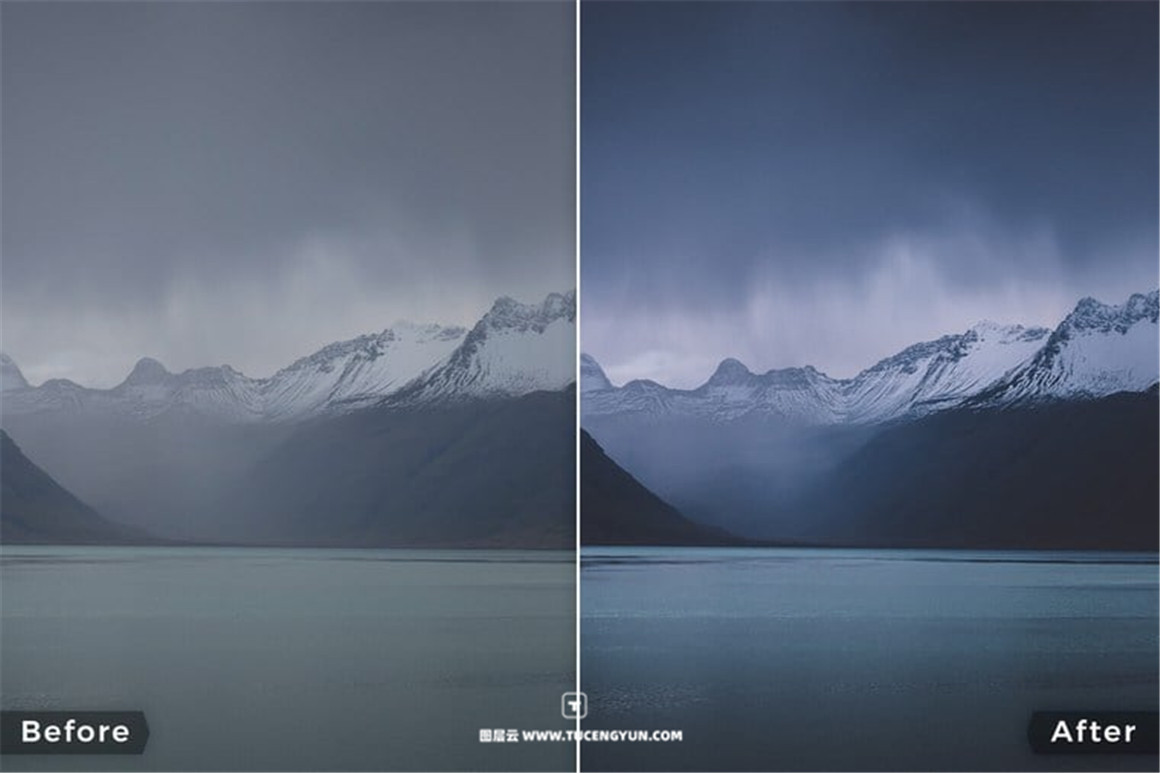 飞思预设：梦幻大气森林植被风景摄影Capture One调色预设大师包 Northlandscapes Capture ONE Master Collection（11005）图层云