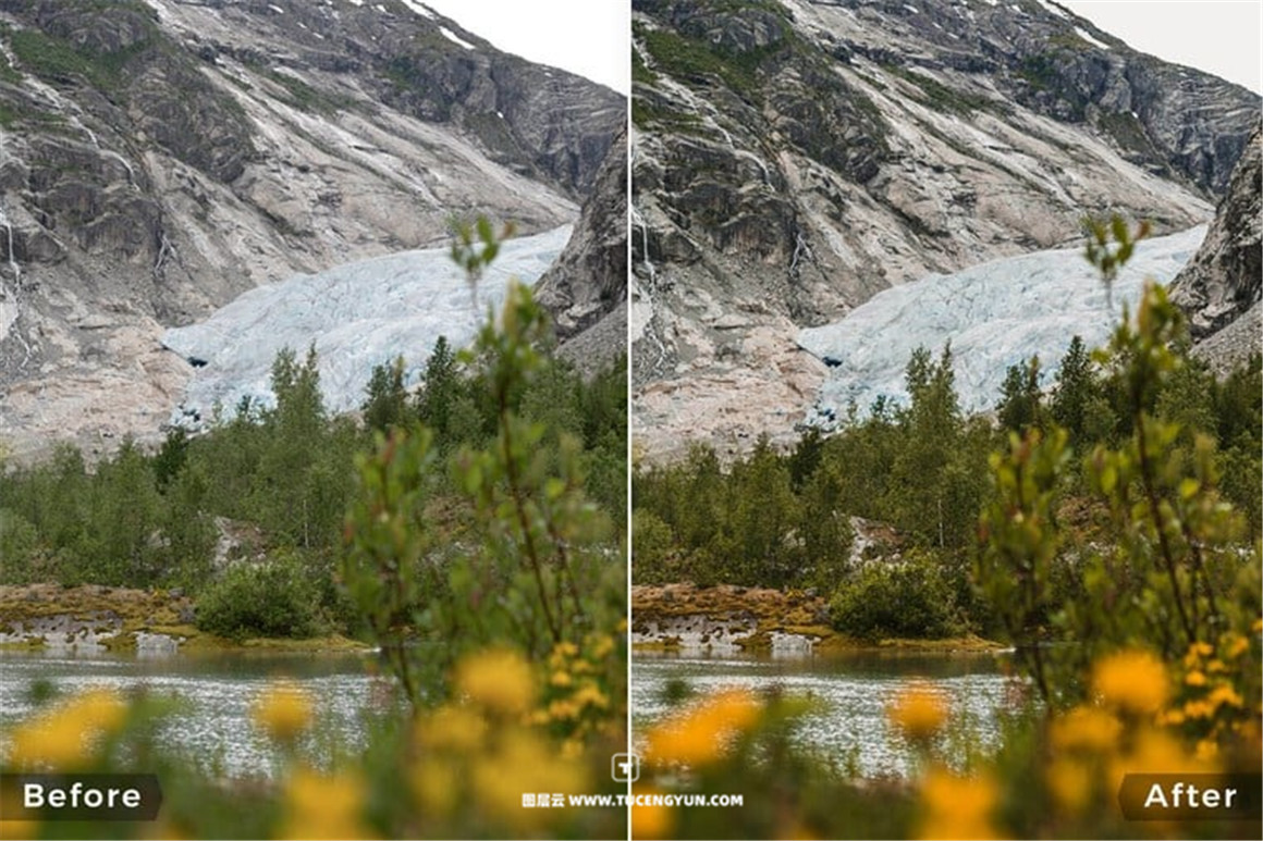 飞思预设：梦幻大气森林植被风景摄影Capture One调色预设大师包 Northlandscapes Capture ONE Master Collection（11005）图层云