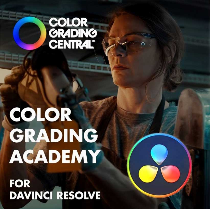 大师课程：达芬奇颜色电影风格色彩校正分级课程 Color Grading Academy For DaVinci Resolve（11143）