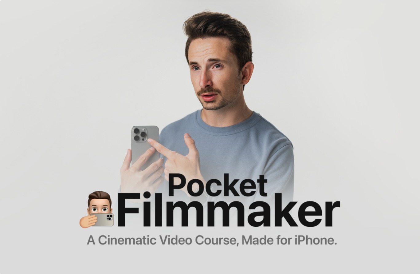 大师课程：专业iPhone手机剪辑编辑调色电影制作人视频课程 Full Time Filmmaker – Pocket Filmmaker（11171）图层云