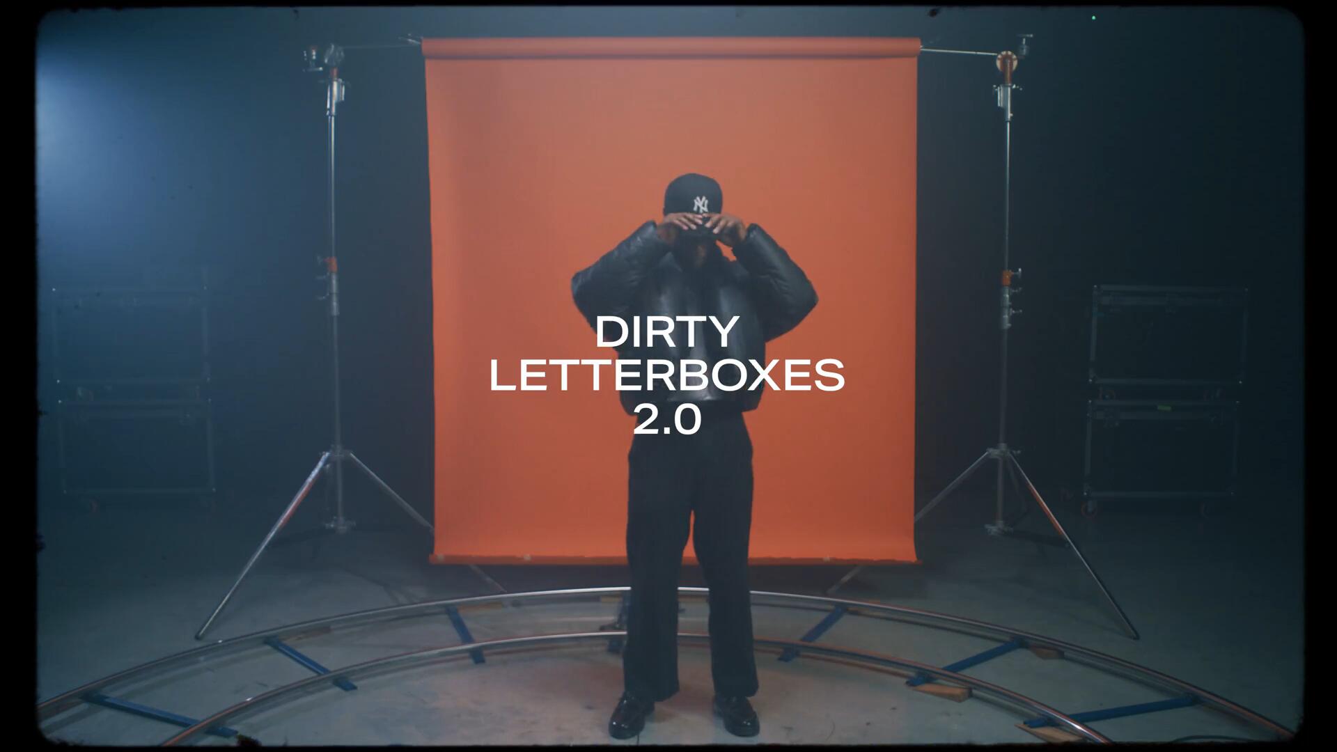 HAPPY EDITING – DIRTY LETTERBOXES 复古真实脏污邋遢风格胶片打孔抖动遮罩颗粒电影外观边框视频素材（11191）图层云