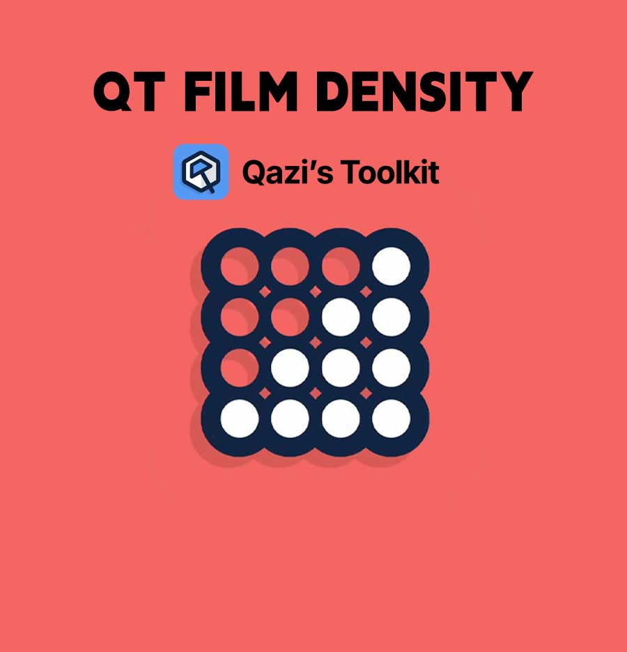 QT Film Density — Qazi’s Toolkit 全新网飞电影级全局色彩薄膜密度DCTL达芬奇插件（10706）