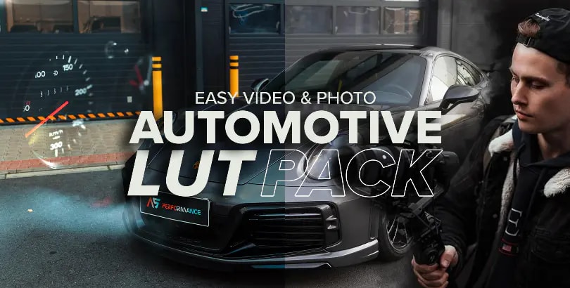 BACH VISUALS CAR LUT PACK 完美电影级赛车视频Slog3色彩还原分级LUT调色预设（10263）