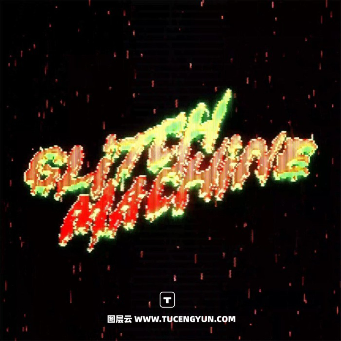 复古CRT风格未来派毛刺故障信号屏幕失真发光动态艺术AE模板 StudioAAA – Glitch Machine AE Plugin（8797）图层云