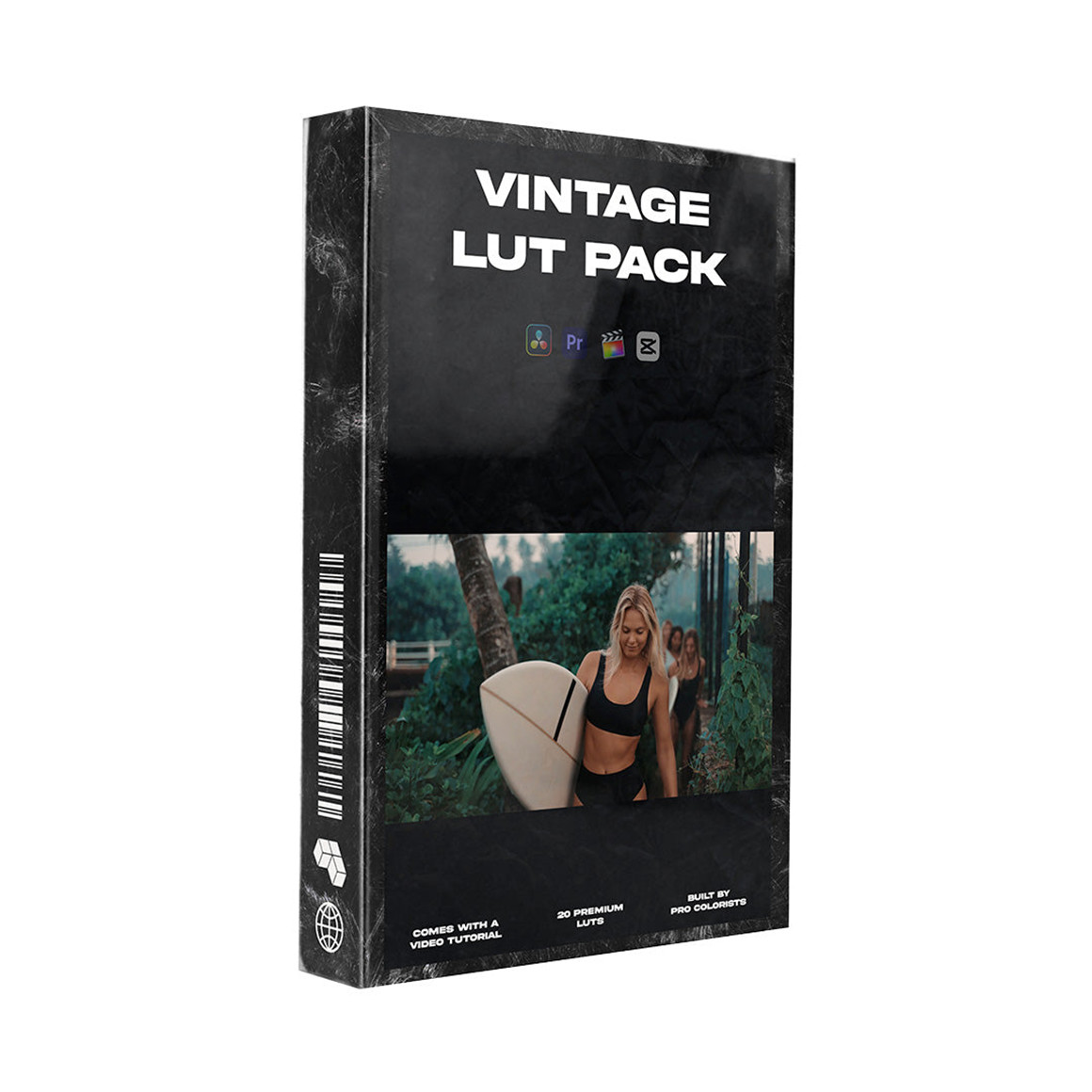 VINCENT COLORFILM VINTAGE – LUT Pack 复古电影美学胶片模拟SLOG/VLOG色彩分级视频短片LUT调色预设（11342）图层云