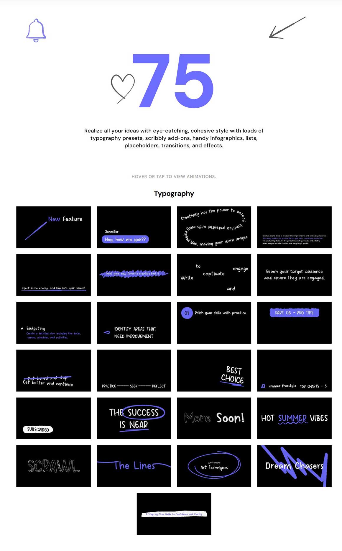 mEssentials Handwritten — Motionvfx 75个复古潦草手写涂鸦风格文字标题动画排版效果转场FCPX插件（11429）图层云