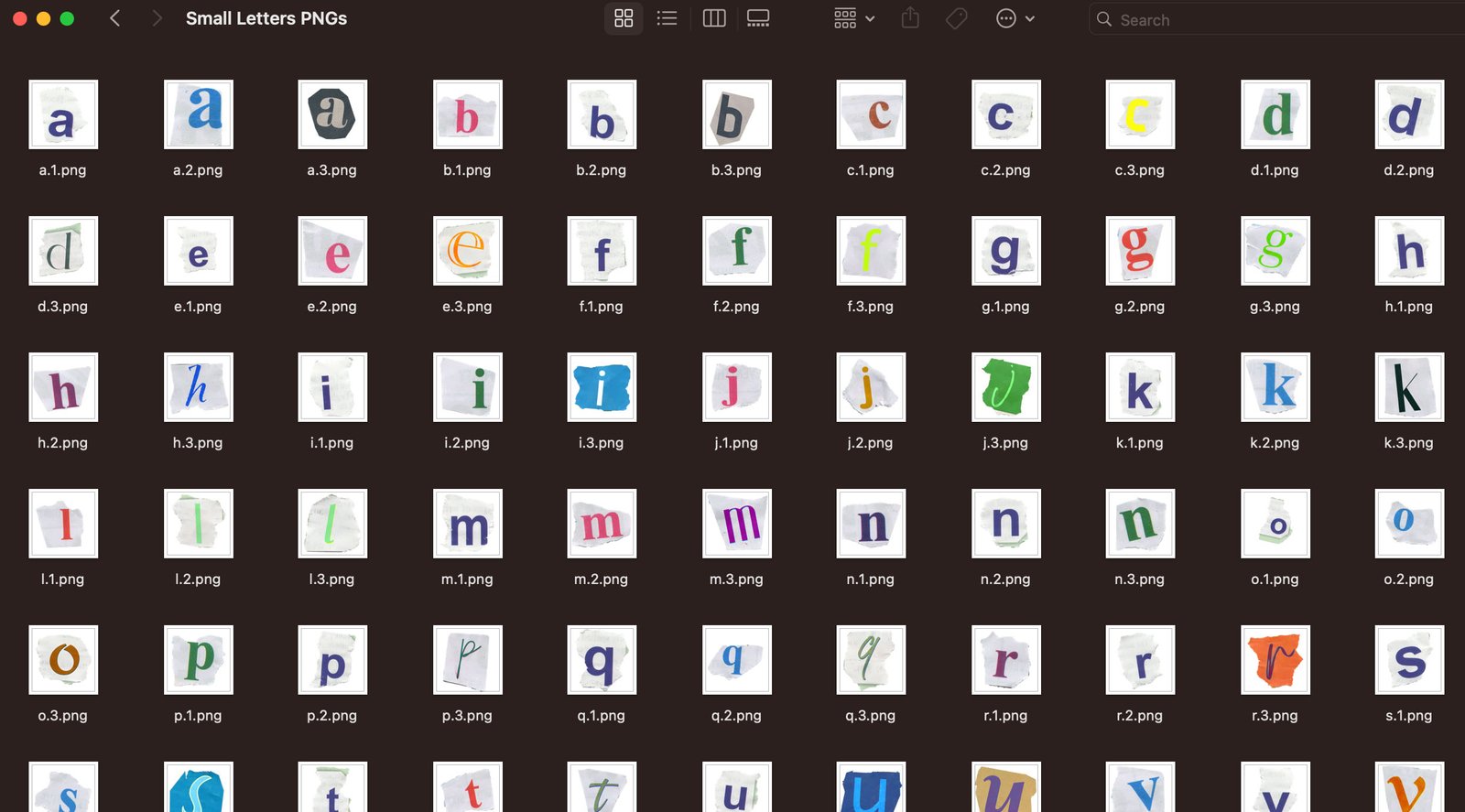 300多种复古手工裁剪拼贴艺术时尚字母、数字、符号海报封面Vlog视频MOV+PNG素材（11430）图层云