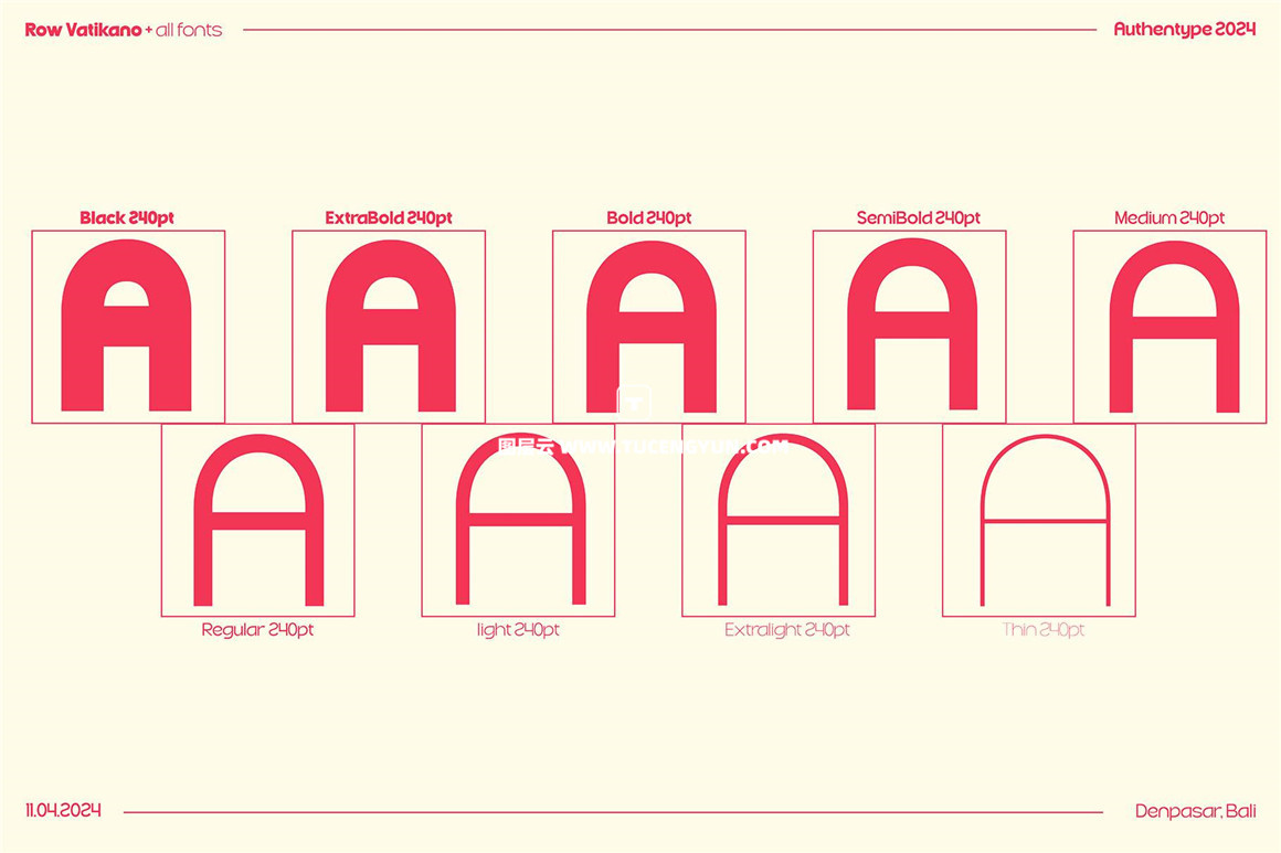 英文字体：现代潮流实验性几何风海报标题Logo设计无衬线字体 Nebulica Font（11494）图层云