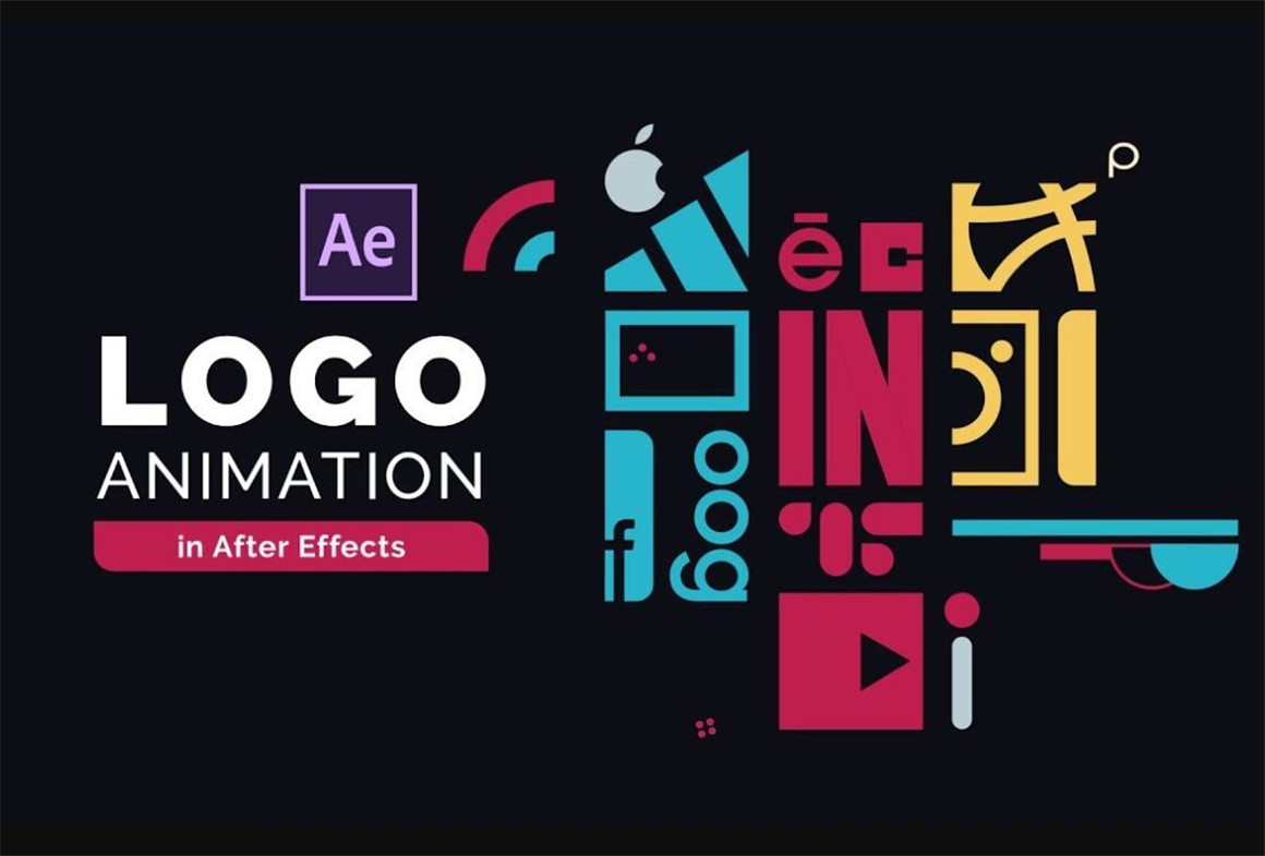 大师课程：创意趣味风格LOGO徽标创作动画AE视频课程 Motion Design School – Logo Animation in After Effects Course（11754）