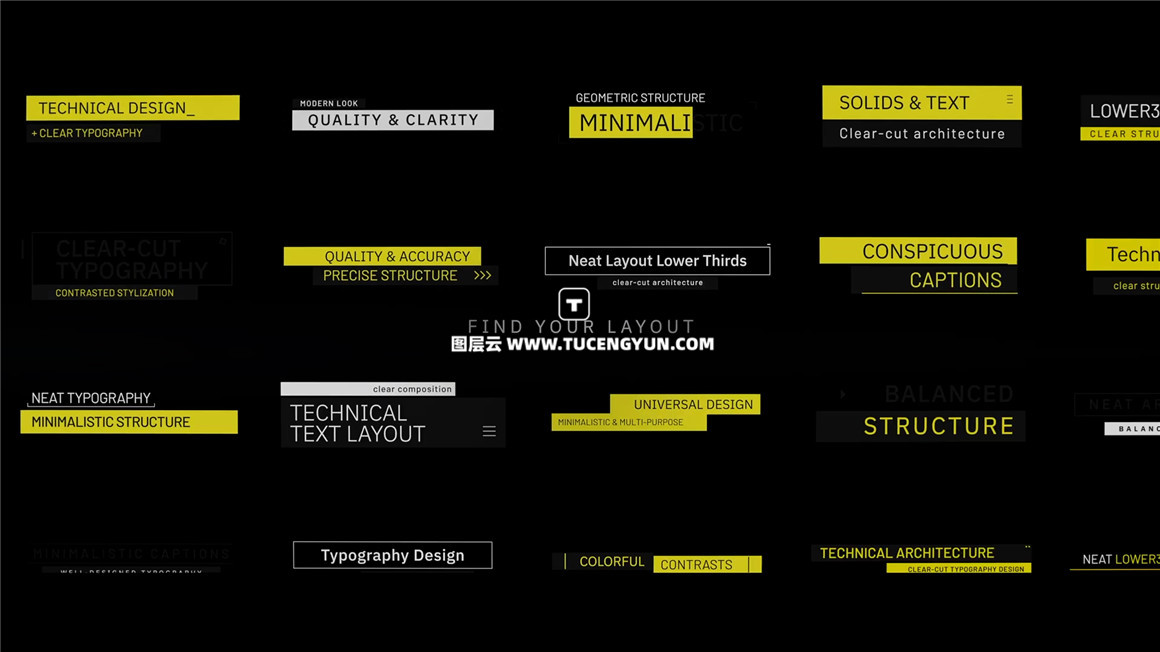 FCPX插件：50个经典现代感视频下横栏文字标题排版动画效果 Motionvfx Mlowers Bar（11891）图层云