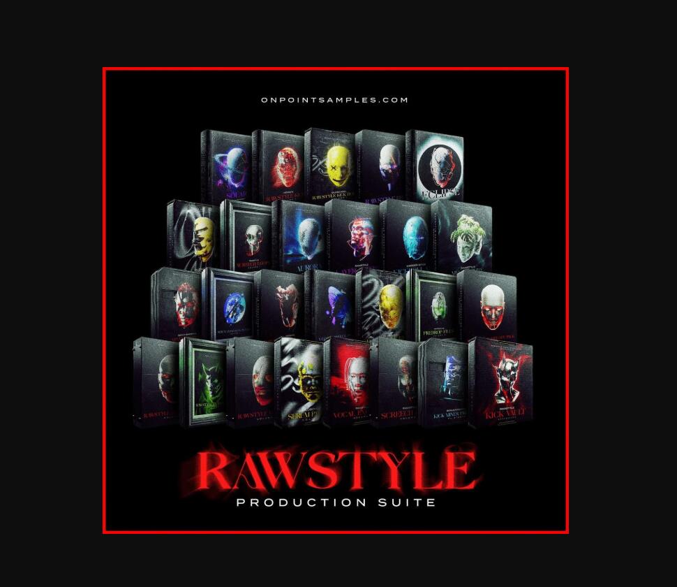 1000个老派原始硬工业风格热门歌曲预设音乐采样套件 On Point Samples – Rawstyle Production Suite（11898）