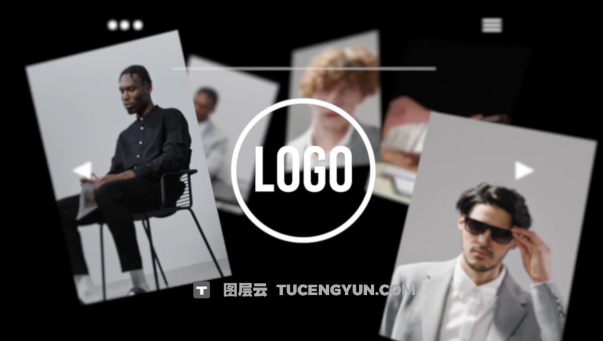 FCPX插件：创意快闪节奏感商业品牌动态文字错版动力学短片LOGO展示（12164）图层云