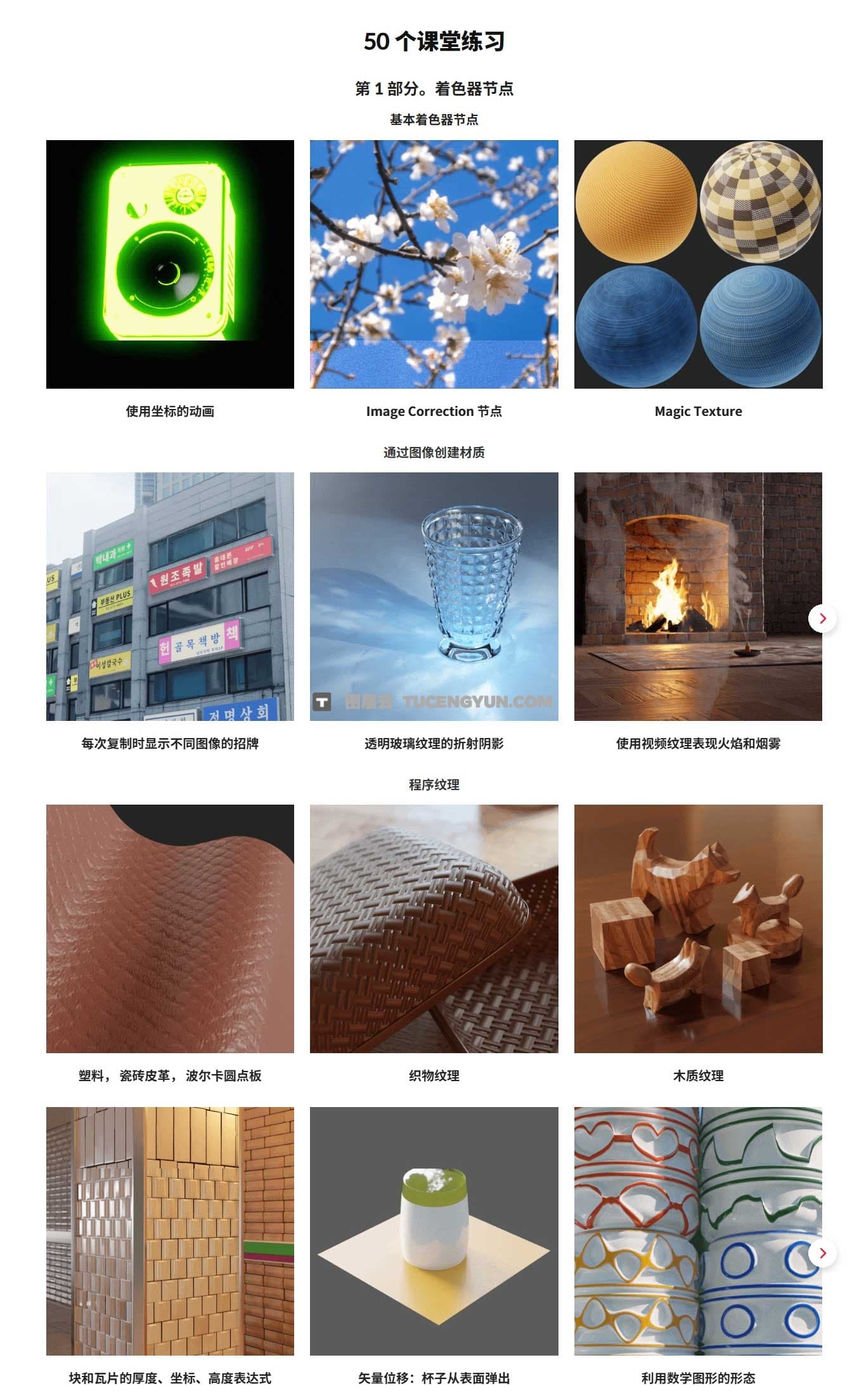 大师课程：Coloso Blender着色器与几何节点100节必修指南视频课程 中文字幕（12294）图层云