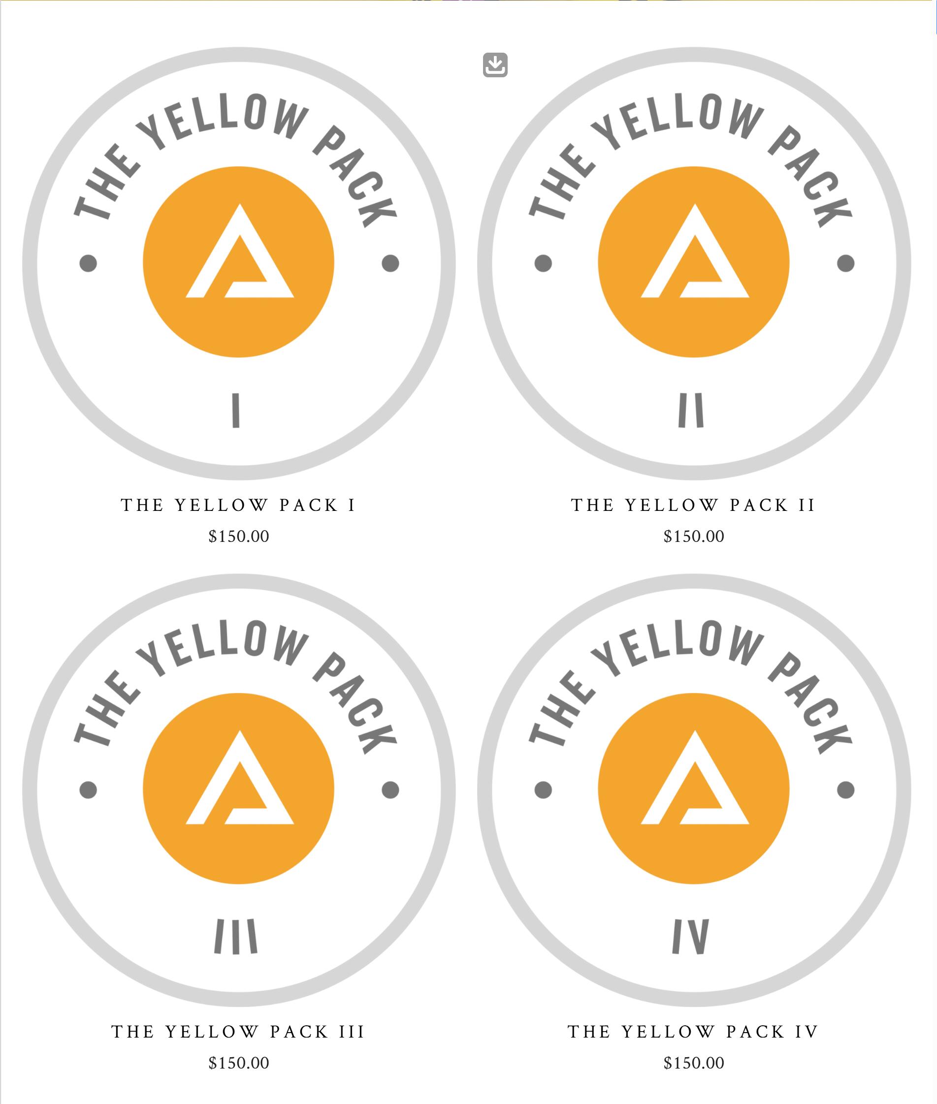 热门电影感LR调色预设合集 The Archetype Process – The Yellow Pack I II III IV（12296）图层云